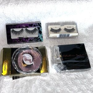 Bundle of 5 pairs of false eyelashes NEW